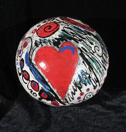 RED HEART GLOBE